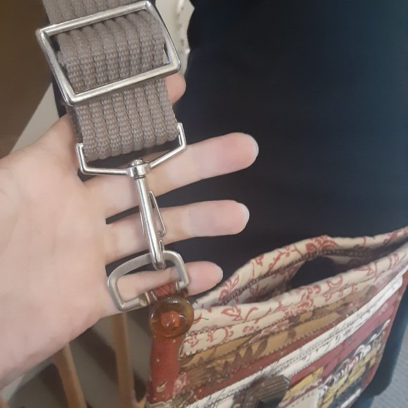 Upcycled crossbody purse/ bag- brand new. Made in Ontario - Picture 5 of 5